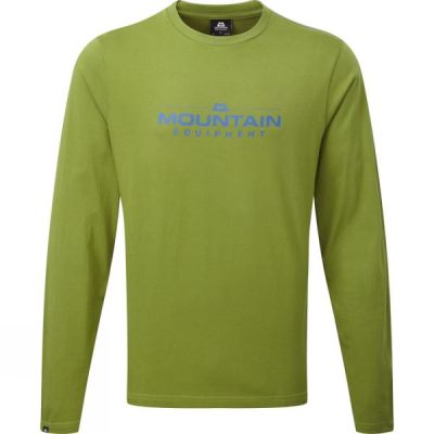 Tee Mountain Equipment Logo LS Hombre - Verde - Chile CQI013967